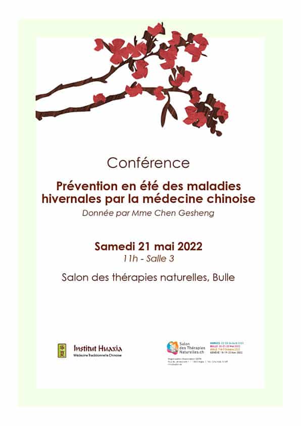 Conférence de Chen Gesheng au Salon des Thérapies naturelles à Bulle 2022